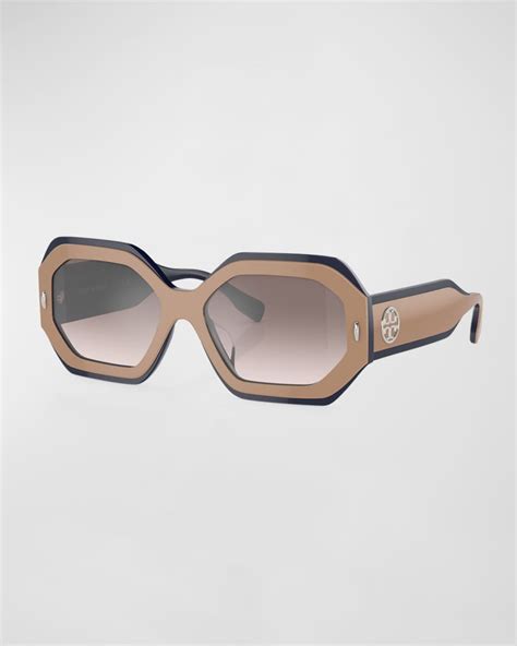 Tory Burch Miller Gradient Acetate Rectangle .